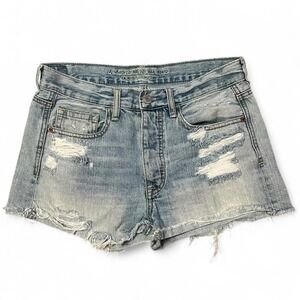 American Eagle Outfitters Distressed Denim Shorts -‎ Women's Size 4